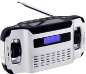 POWERplus Lynx Solar Dynamo USB oplaadbare AM / FM radio | met LCD display en LED verlichting