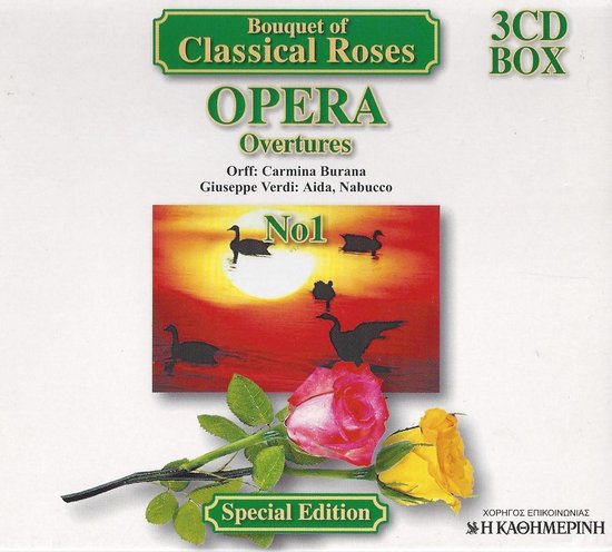 Oper Encore Roses Opera Overtures 1: Bouquet Of Classical Roses (3-CD), Various | CD ...