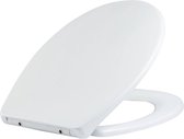 Saqu Clear WC Bril - met Softclose - 37.2x44.6x5.2 cm - Wit - Toiletbril