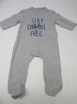 wiplala , pyjama , grijst , stay cool & free  18maand  86
