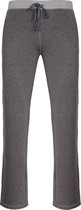 La-V Loungewearbroek met rechte pijp van sweatsof voor heren Grijs XL