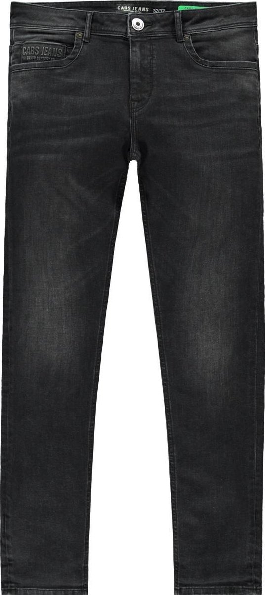 Cars Jeans Heren DOUGLAS DENIM Regular Fit BLACK USED - Maat 31/34