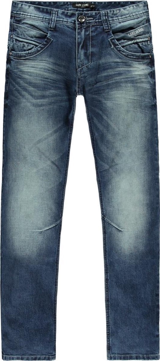 Cars Jeans Heren BLACKSTAR Tapered Straight Stone Albany Wash - Maat 30/32  | bol.com