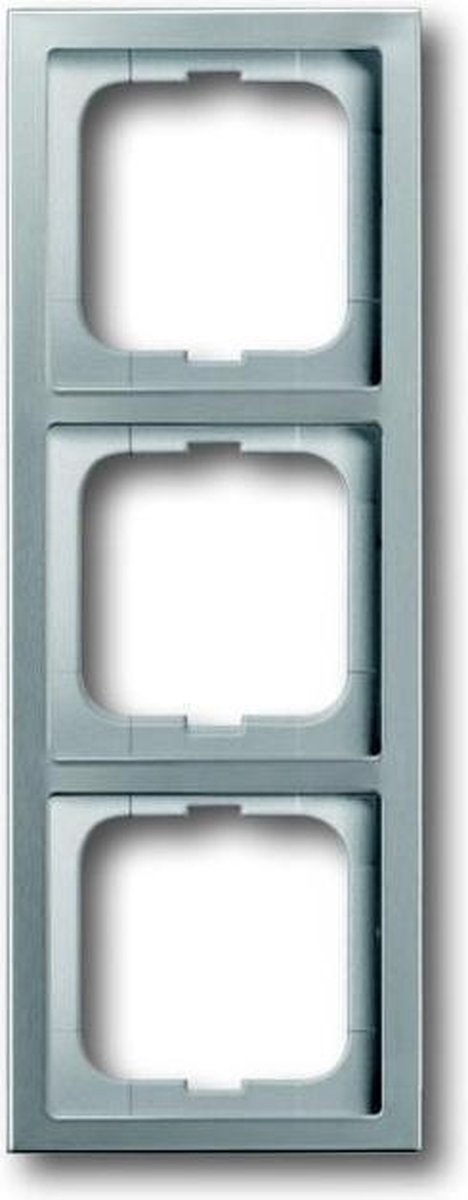 Busch-Jaeger Pure Stainless Steel afdekraam 3-voudig, edelstaal