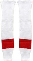 Chaussettes de Hockey sur glace Detroit Redwings blanc / rouge Junior