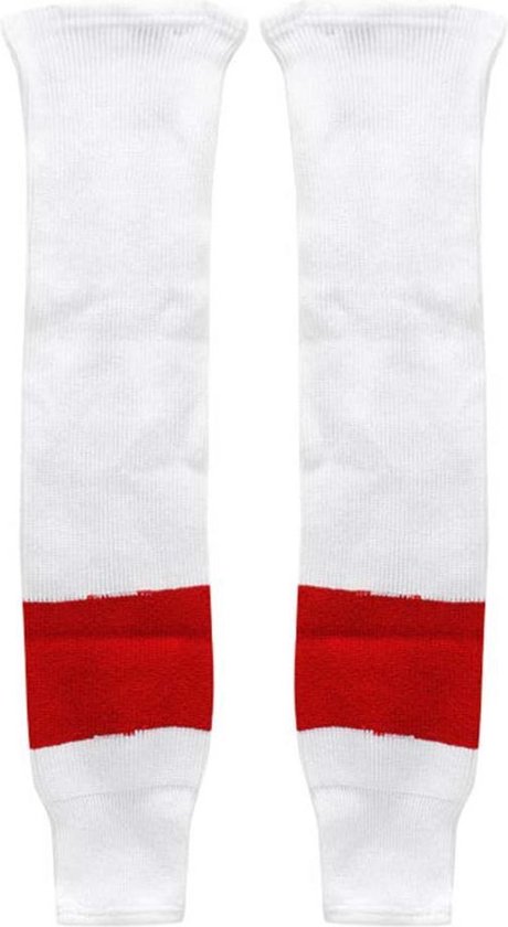 IJshockey sokken Detroit Redwings wit/rood