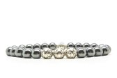 Beaddhism - Armband - La Palma - Zilver - Eva 3 - 8 mm - 17 cm