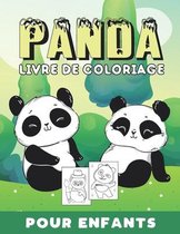 Panda Livre de Coloriage Pour Enfants