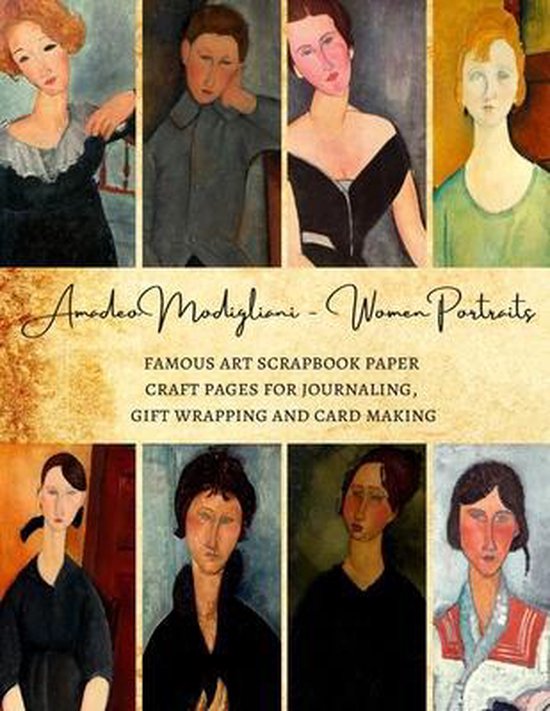 Amadeo Modigliani - Women Portraits Famous Art Scrapbook Pap ... - cover