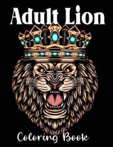 Adult Lion Coloring Book