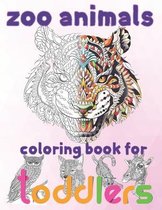 zoo animals coloring book for toddlers