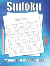 Sudoku Medium to Hard 200 Puzzles