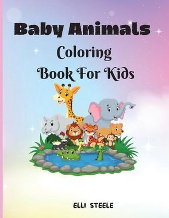 Baby Animals Coloring Book For Kids