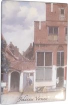 koelkast magneet straatje Johannes  Vermeer