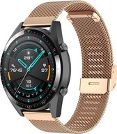 Luxe Milanese Loop Armband Geschikt Voor  Huawei Watch GT 2 Pro Horloge Bandje - Metalen Milanees Watchband Polsband - Stainless Steel Mesh Watch Band - Horlogeband - Veilige Vergr
