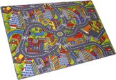 Speelkleed City - Speeltapijt Auto 120x160 - Speelmat - Autokleed