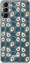 6F hoesje - geschikt voor Samsung Galaxy S21 -  Transparant TPU Case - Avocado's #ffffff