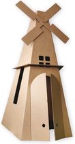 Kartonnen Windmolen - Cadeau van Duurzaam Karton - Hobbykarton - KarTent