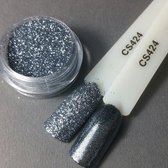 Nagel glitter - Korneliya Crystal Sugar 424 Steel