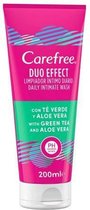 Carefree Duo Effect Intimate Cleanser Green Tea  Aloe Vera 200ml