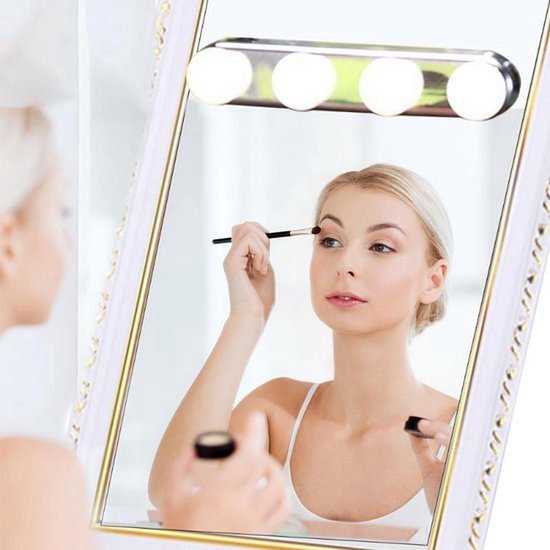 Hollywood Make-up-Spiegel mit Lichtern