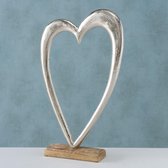 Hart - Liefde - Aluminium - op voet - 51cm - Raam decoratie