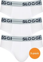 Sloggi Men GO Mini - heren slips (3-pack) - wit -  Maat: S