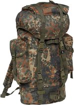 Brandit - Nylon Military Backpack flecktarn one size Rugtas - One size - Groen/Bruin