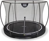 EXIT Black Edition inground trampoline rond ø305cm - zwart