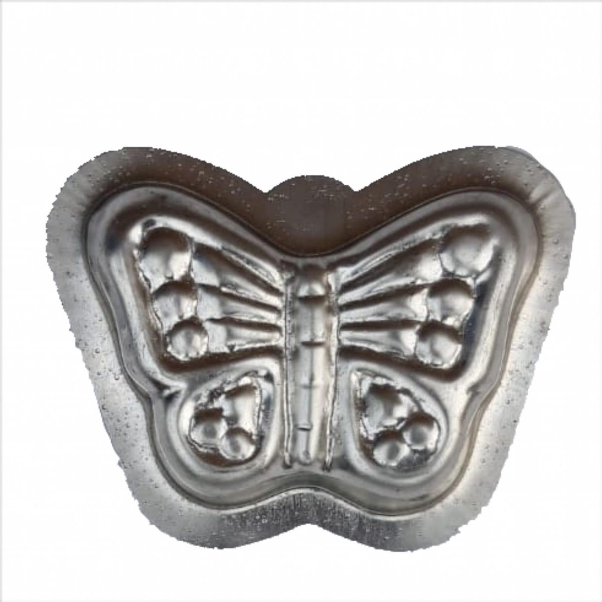 bakblik - kerst sinterklaas cadeau - cakeblik - 2 vlinders - vlinder - metaal - (lees beschrijving) - cakevorm - Bakvorm - 2 delig