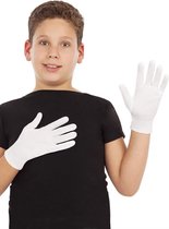 FUNIDELIA Witte handschoenen 22 cm voor meisjes en jongens Santa Claus