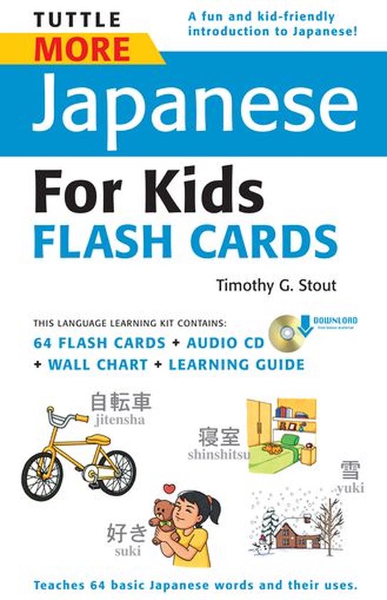Tuttle More Japanese for Kids Flash Cards Kit - cover