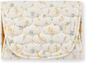 Avery Row - Basket Liner - Verschoningsmatje - Mimosa - Wit met bloemetjes - 70x30cm
