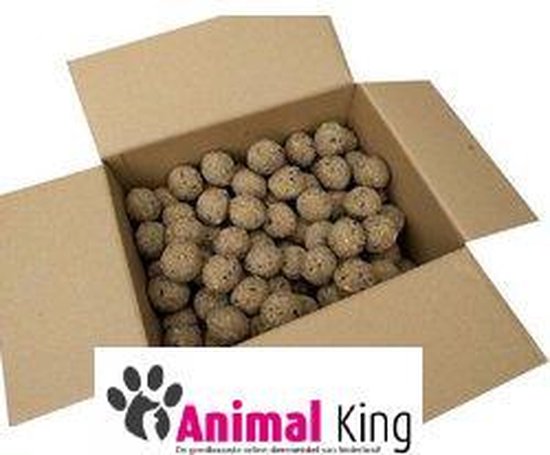 Mezenbollen zonder netje-50 stuks-buitenvogelvoer-Animal King
