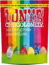 Tony's Chocolonely Mix Oeufs de Pâques en Chocolat - Mix - Sac de Pasen - 8 Oeufs en Chocolat de Différentes Saveurs - 255 grammes d'Oeufs de Pâques