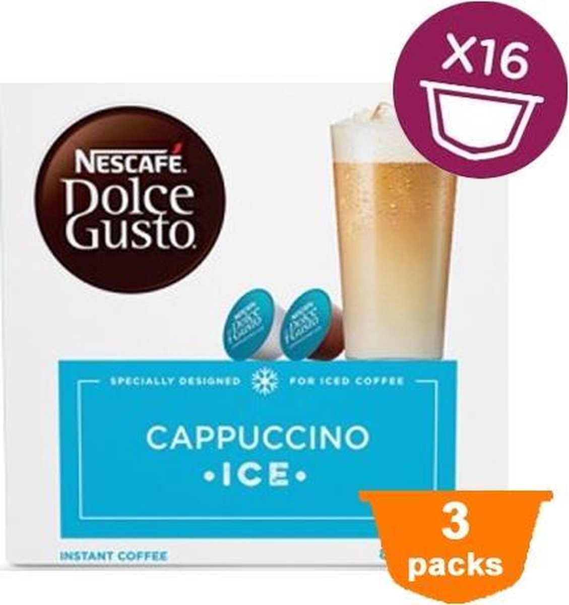 Nescafé Dolce Gusto Cappuccino Ice capsules - ijskoffie - 48 koffiecups |  bol.com