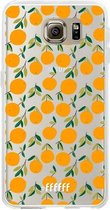 6F hoesje - geschikt voor Samsung Galaxy S6 -  Transparant TPU Case - Oranges #ffffff