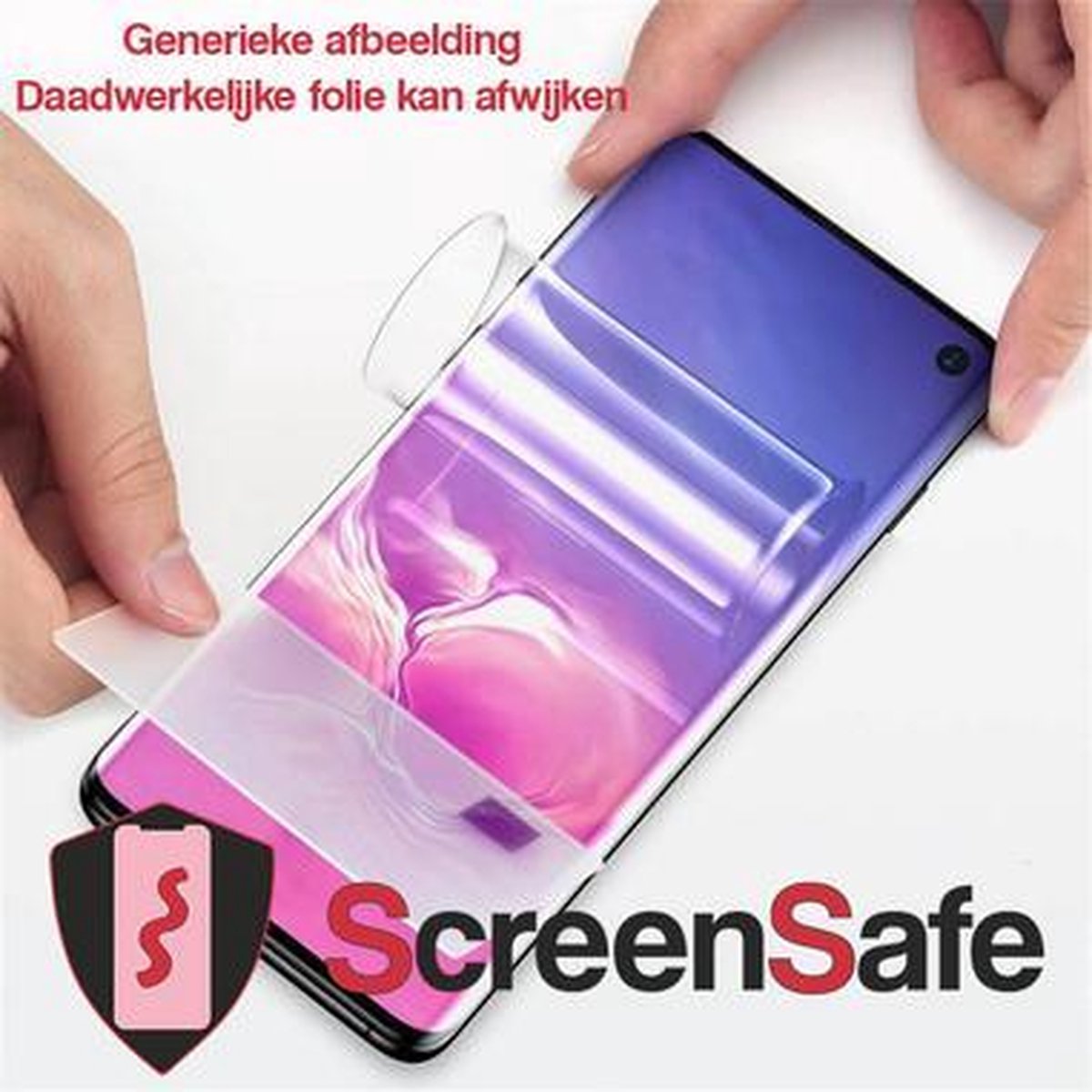 ScreenSafe High Definition Hydrogel screenprotector Fujisu Arrows Be F-05j Slagvast (AAA)