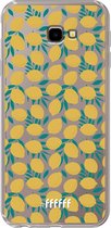 6F hoesje - geschikt voor Samsung Galaxy J4 Plus -  Transparant TPU Case - Lemons #ffffff