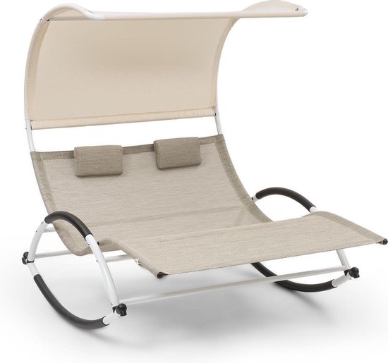 Blumfeldt Brentwood Double Rocker schommelstoel , ergonomisch gevormd  ligoppervlak ,... | bol.com
