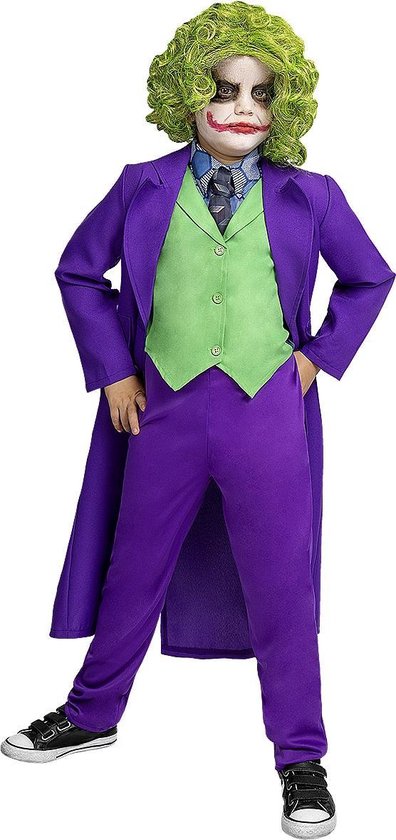 Funidelia | Déguisement Joker garçon taille 7-9 ans 134-146 cm ▷  Super-héros | bol