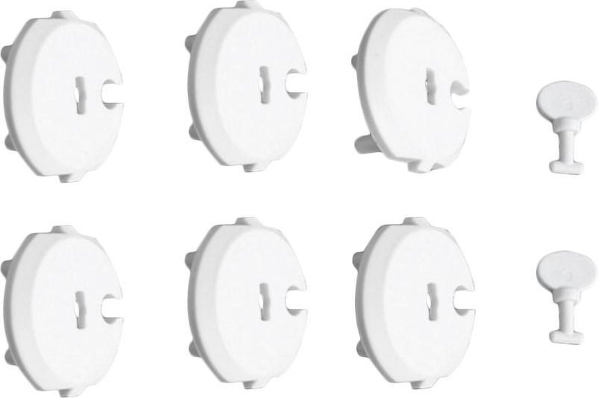 Stopcontactbeveiliging met sleutel - Stopcontactbeschermer - Baby & Kind - Veiligheid - Veilig Voor Uw Kind - Plug Socket Cover-geen stroomstoot-veilig stopcontact – foto 4