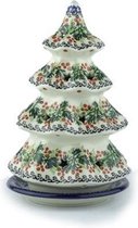 Theelicht kerstboom Holly Berry 22 cm