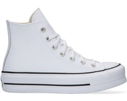 Converse Chuck Taylor All Star Lift Hi Hoge sneakers - Leren Sneaker - Dames - Wit - Maat 36,5