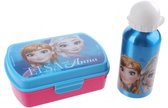 Disney Frozen Lunch Set Boîte à pain + Gourde en aluminium - École - Elsa et Anna