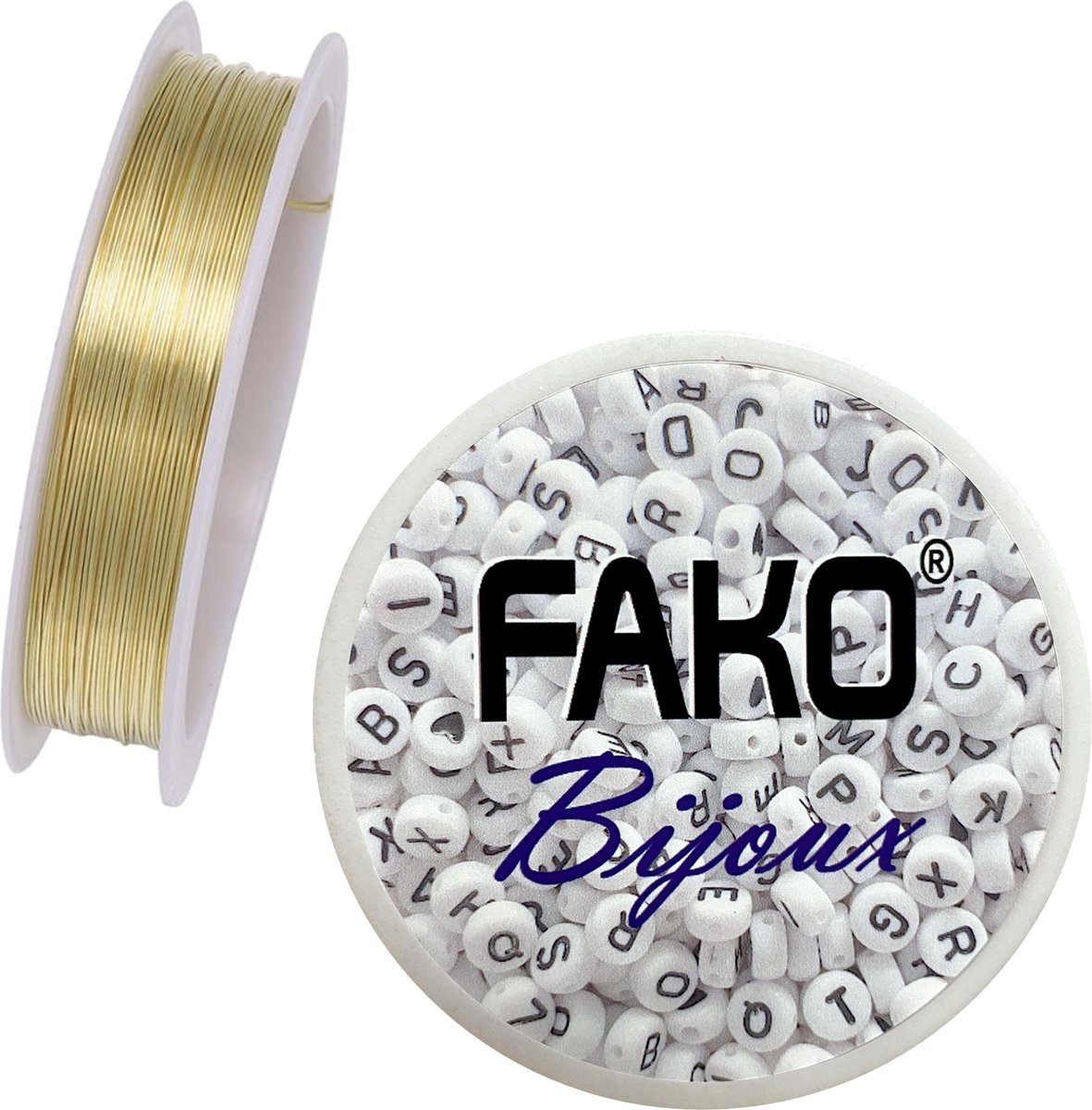 Fako Bijoux® - Koperdraad - Metaaldraad - Sieraden Maken - 0.4mm - 10 Meter  - Goud | bol.com