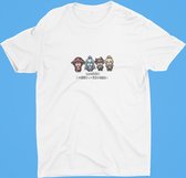 KonoSuba Anime Pixel Art | Megumin Aqua Suba | Anime Manga Merchandise | Unisex Wit Maat S