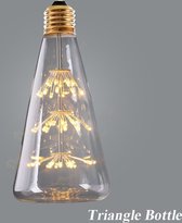 FMF - LED LAMP - Gloeilamp - Vintage - Driehoek – Dimbaar – E27-3W