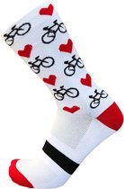 Fietssokken - sokken - Professionele sportsokken - Vrolijke Wielrensokken - Compressie - mannen - vrouwen - Maat 39-44