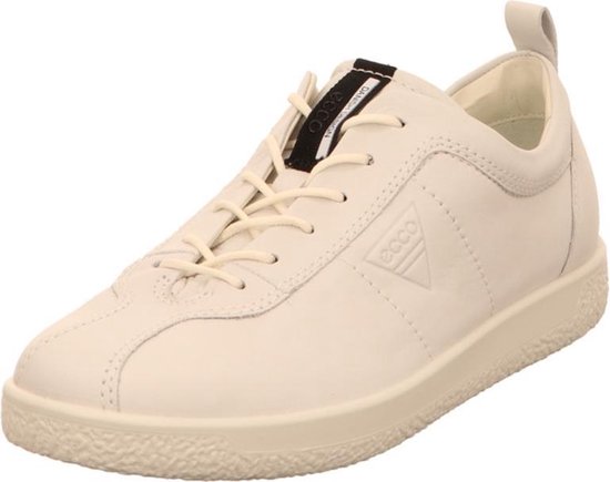 ECCO Soft 1 dames veterschoen - Wit - Maat 40 | Bestel nu!